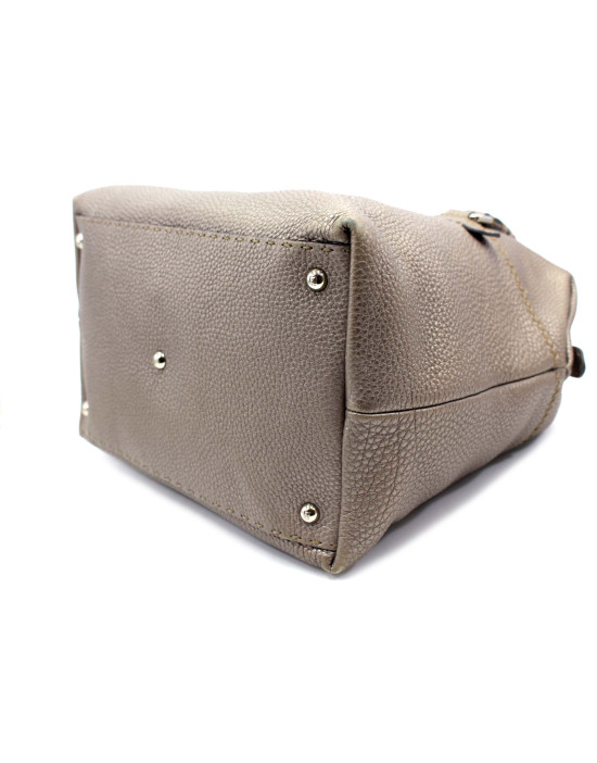 Fendi Shopping Pelle Grigia