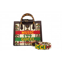 Gucci Bamboo Limited Edition Tela Multicolor