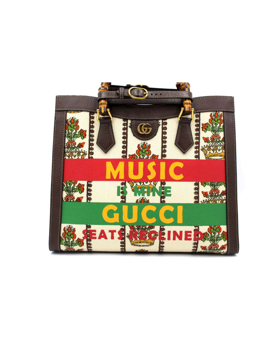 Gucci Bamboo Limited Edition Tela Multicolor