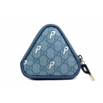 Gucci Portamonete Palace Pelle Azzurra