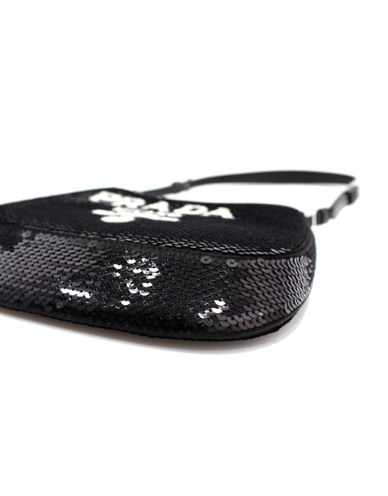 Prada Cleo Paillettes Nere