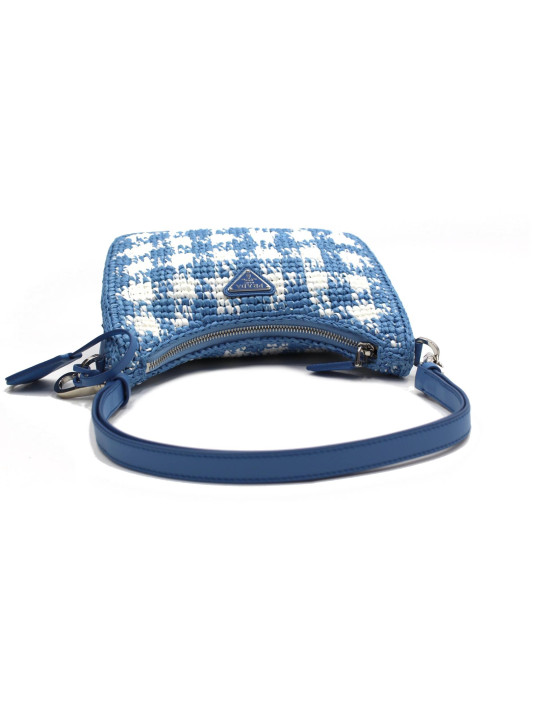 Prada Re Edition Rafia Azzurra