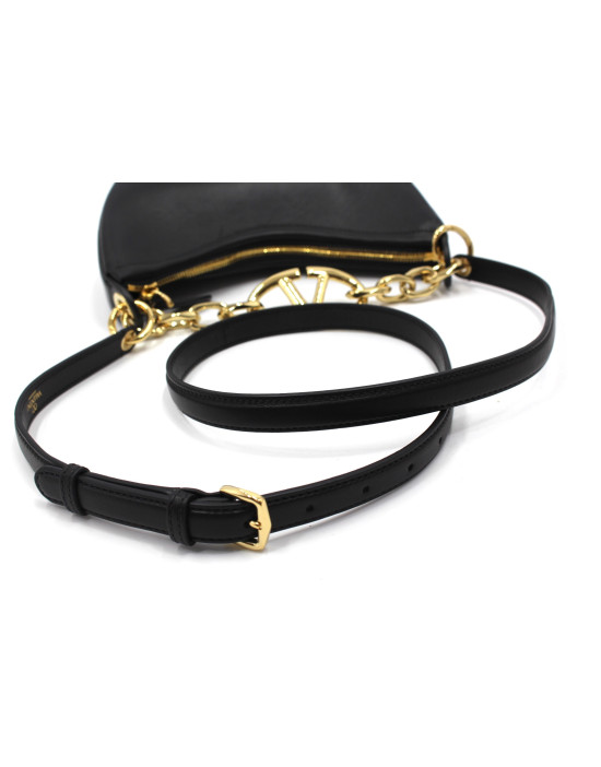 Valentino Hobo V Logo Pelle Nera