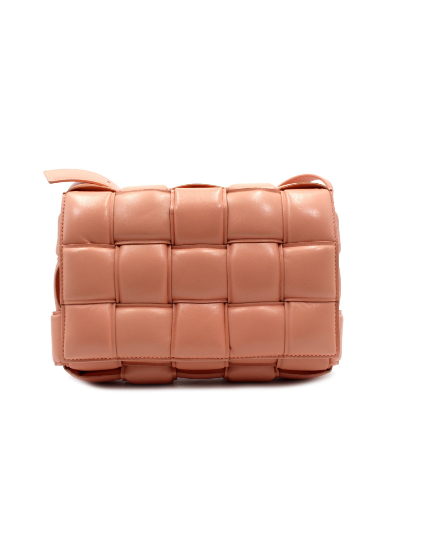 Bottega Veneta Cassette Pelle Rosa