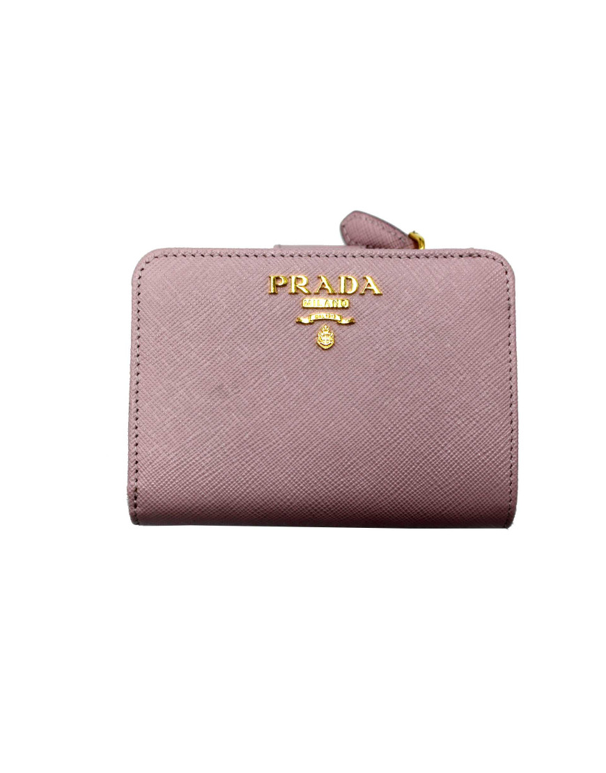 Prada Portafoglio Pelle Rosa