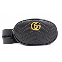 Gucci Marsupio Marmont Pelle Nera