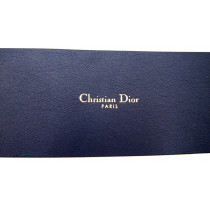 Dior Cintura Pelle Blu