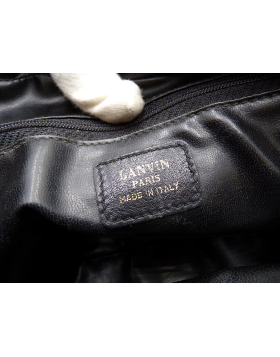 Lanvin Tracolla Pelle Nera