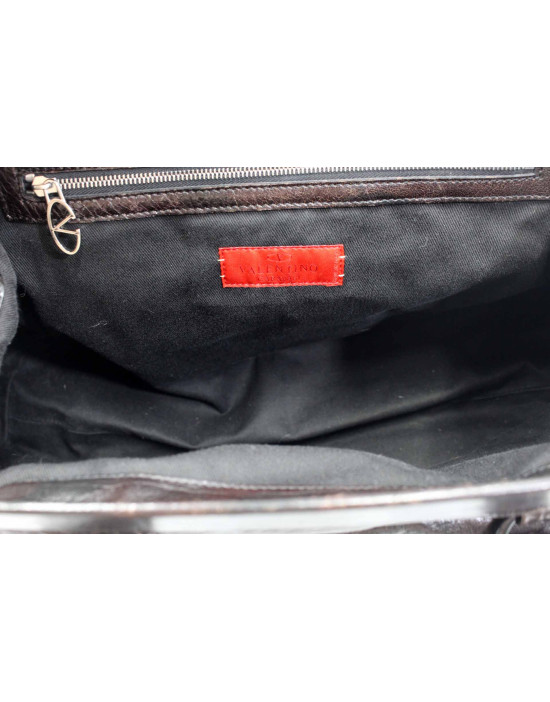 Valentino Shopping Pelle Marrone