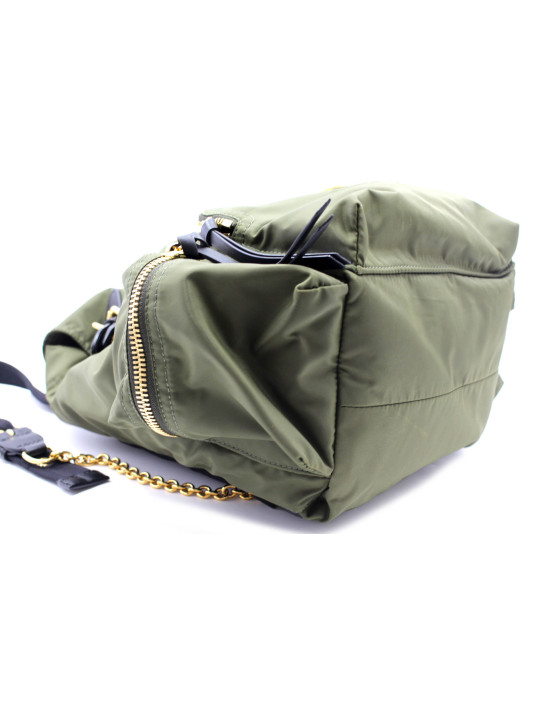 Burberry Zaino Tela Vela Verde
