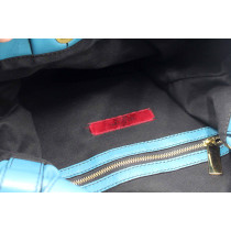 Valentino Shopping Leder Petrol