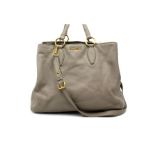 Miu Miu Shopping Pelle Beige