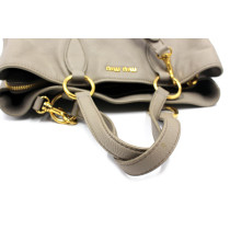 Miu Miu Shopping Pelle Beige