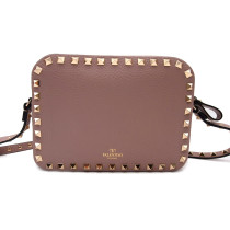 Valentino Rockstud Camera Bag Pelle Cipria