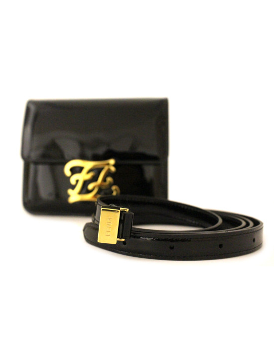 Fendi Karligraphy Pelle Nera