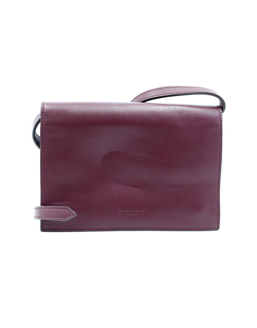 Givenchy Pochette Pelle Bordeaux