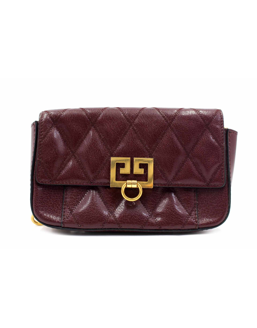 Givenchy Pochette Pelle Bordeaux