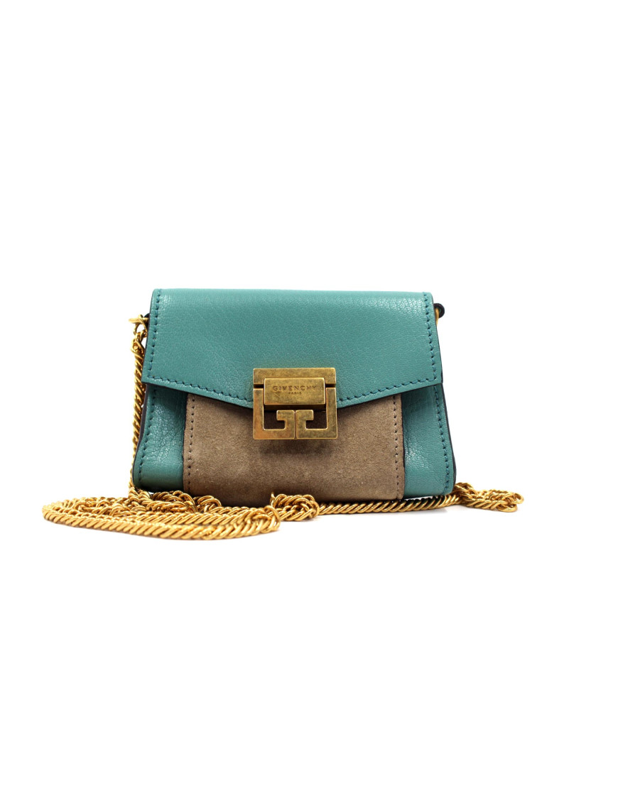 Givenchy Pochette Pelle Azzurra