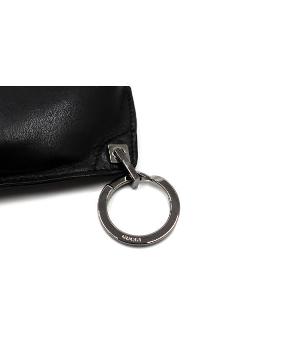 Gucci Portachiavi Pelle Nera