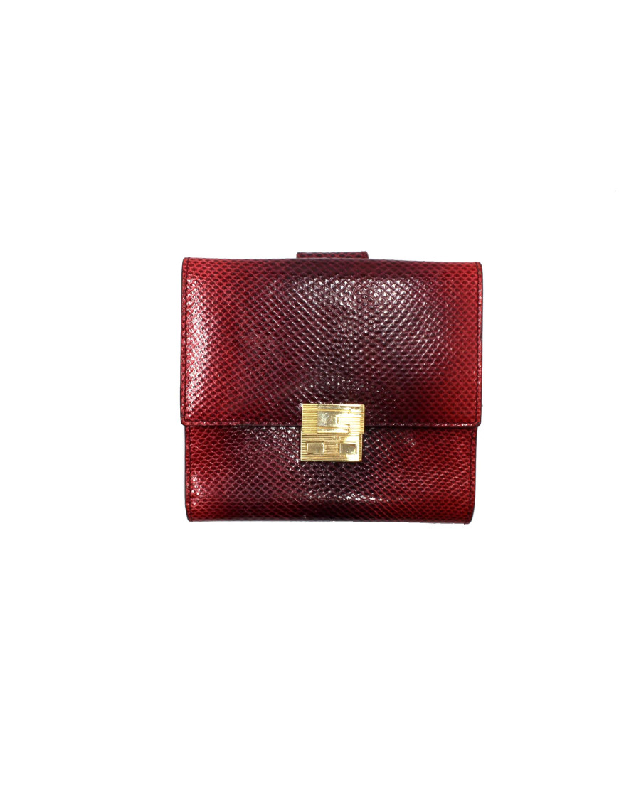 Gucci Portafoglio Pelle Bordeaux