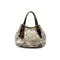 Prada Shopping Tela Beige