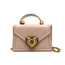 Dolce & Gabbana Tote Bag Devotion Mini Pelle Cipria