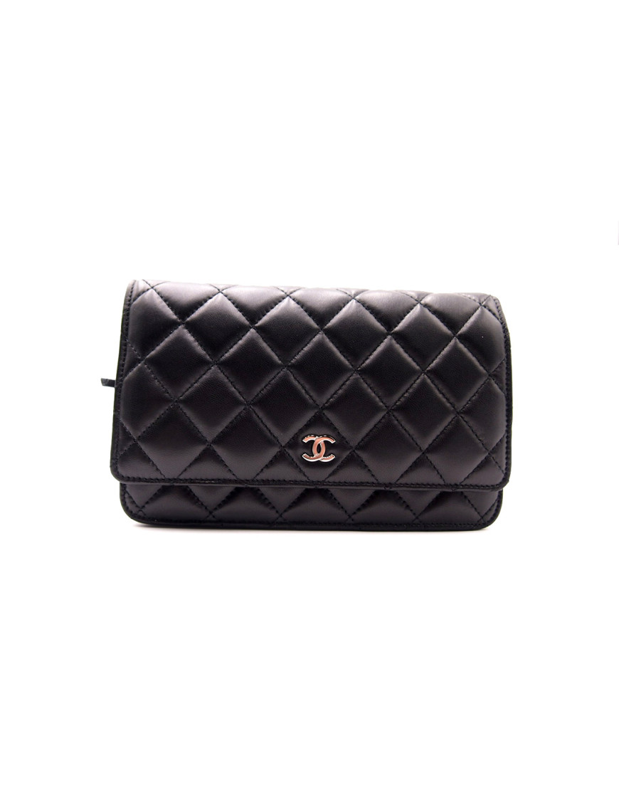 Chanel Woc Pelle Caviar Nera