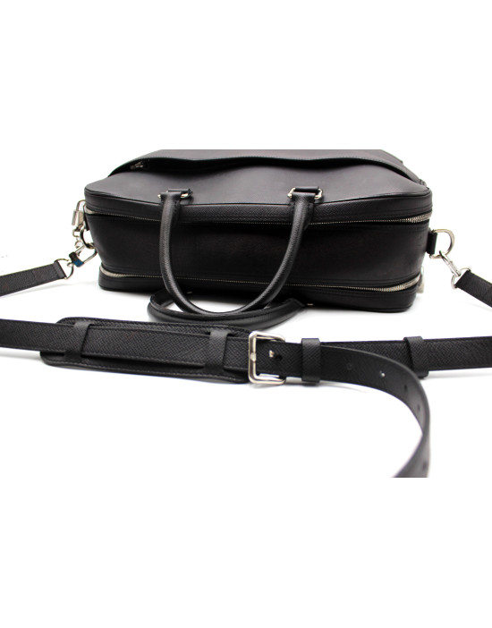 Louis Vuitton Porta Documenti e Pc Pelle Taiga Nera