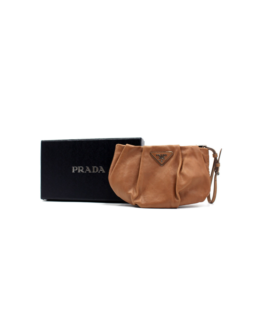 Prada Pochette Pelle Cuoio