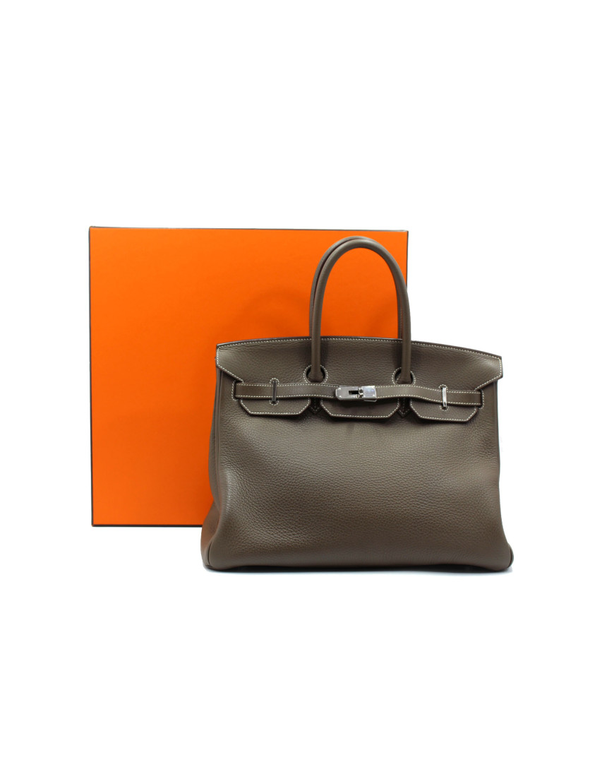 Hermès Birkin 35 Pelle Etoupe