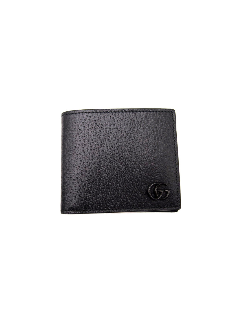 Gucci Portafoglio Bifold Pelle Nera