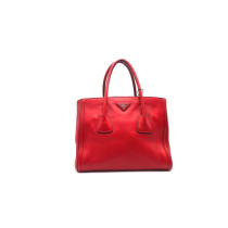Prada Shopping Pelle Rossa