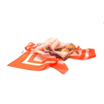 Valentino Foulard Seta Salmone