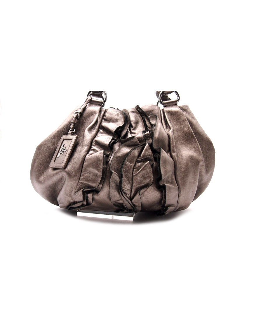 Prada Shopping Pelle Bronzo