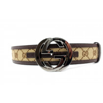 Gucci Cintura Interlocking GG Beige