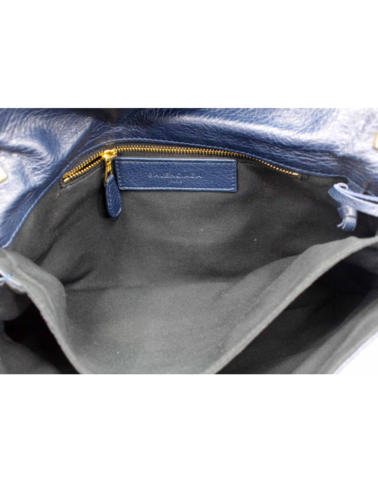 Balenciaga Envelope Pelle Blu