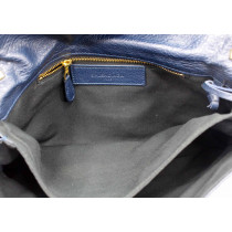 Balenciaga Envelope Pelle Blu