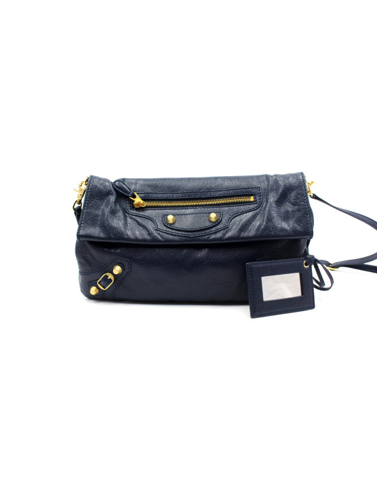 Balenciaga Envelope Pelle Blu