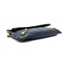 Balenciaga Envelope Pelle Blu