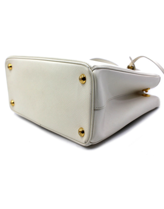 Prada Galleria Pelle Bianca