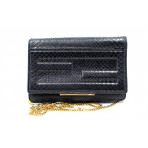 Fendi Tracolla Pitone Nero