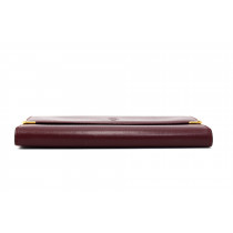 Cartier Portafoglio Pelle Bordeaux