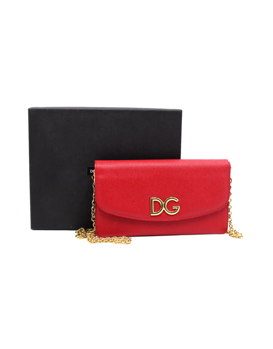 Dolce & Gabbana Pochette Pelle Rossa