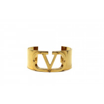 Valentino Bracciale Rigido Metallo Dorato tg L