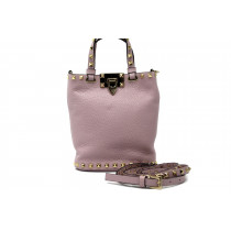 Valentino Rockstud Tracolla Pelle Rosa