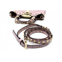 Valentino Rockstud Tracolla Pelle Rosa