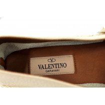 Valentino Espadrillas Pelle Beige