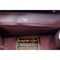 Cartier Pochette Pelle Bordeaux