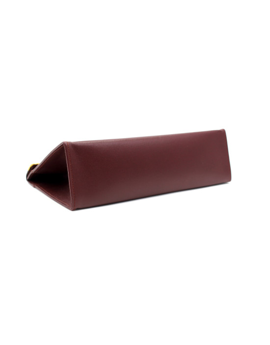 Cartier Pochette Pelle Bordeaux