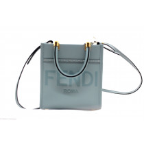 Fendi Mini Sunshine Pelle Azzurra